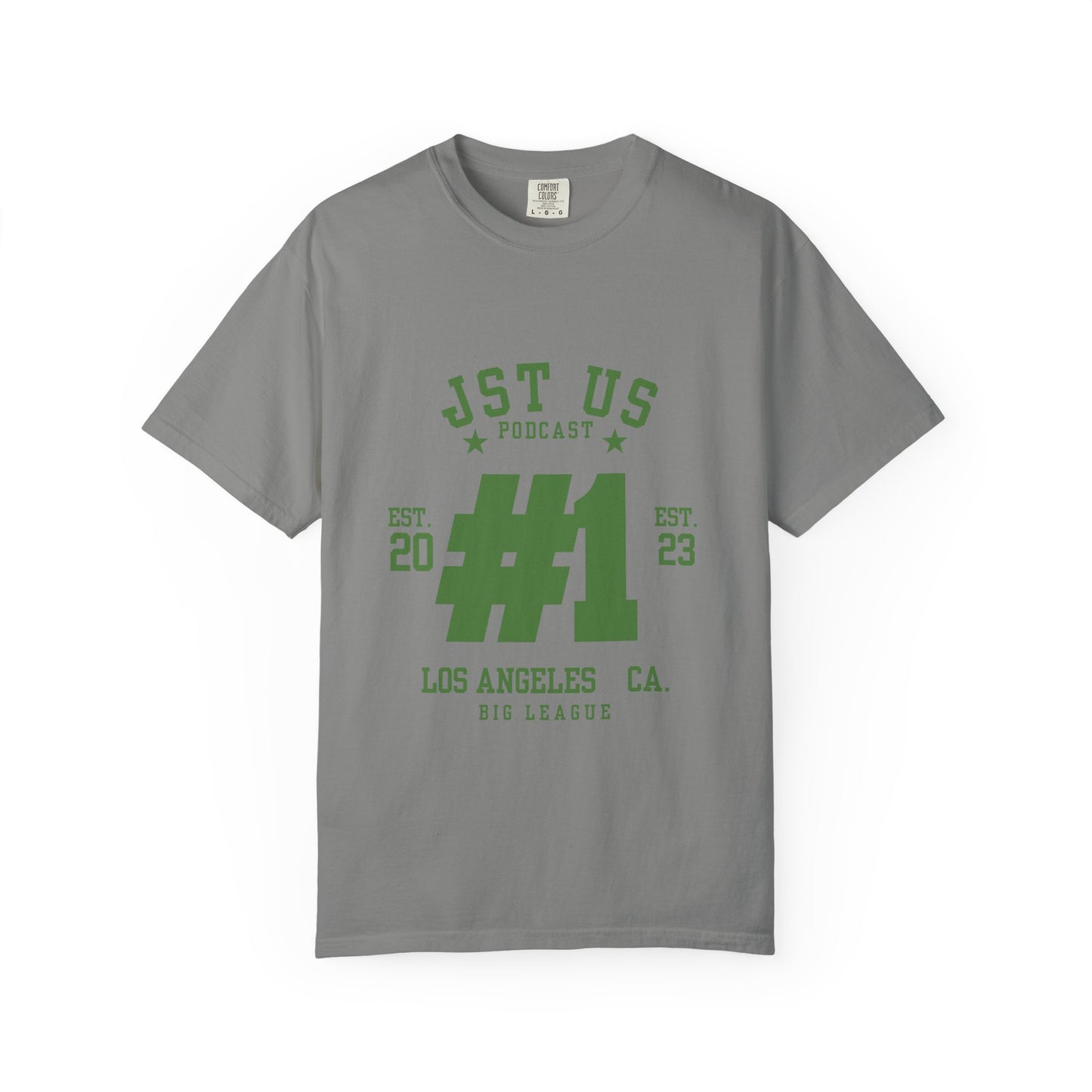 JST US Podcast #1 Unisex T-Shirt, Casual Tee for Fans, Gift for Podcasters, Comfortable Everyday Wear, LA Style Apparel