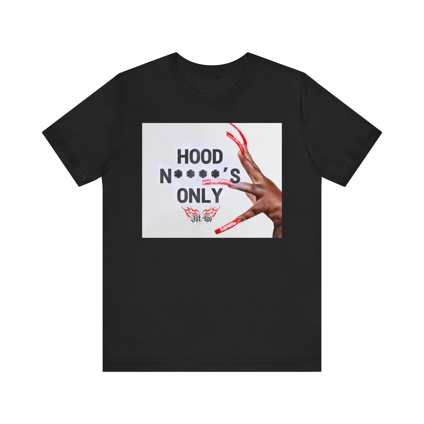 Hood N****s Only Tee, Unisex Graphic T-Shirt, Casual Wear, Streetwear, Gifts for Friends, Urban Style, Statement Apparel