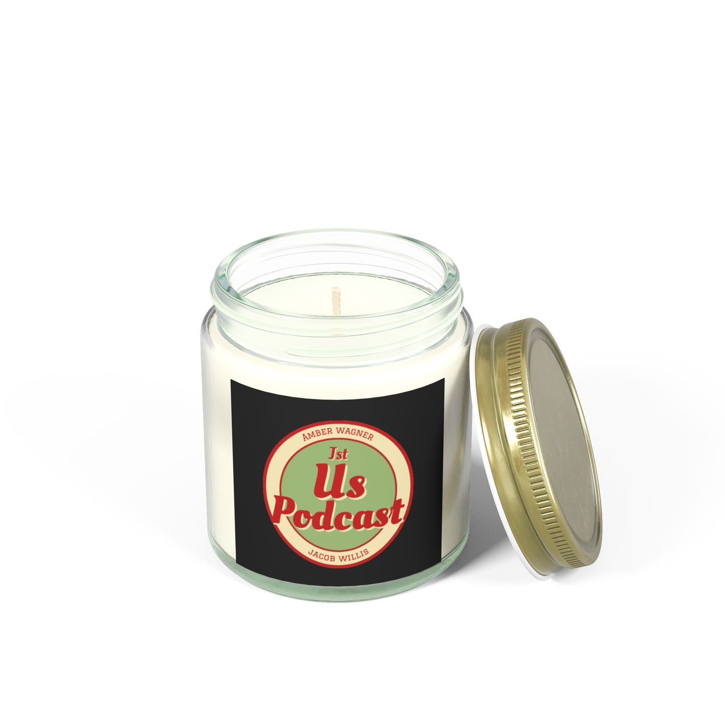 Coconut Apricot Scented Candle | Relaxing Aroma for Home, Gift for Her, Spa, Self-Care, Podcast Lovers