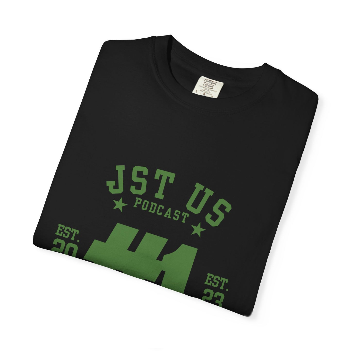 JST US Podcast #1 Unisex T-Shirt, Casual Tee for Fans, Gift for Podcasters, Comfortable Everyday Wear, LA Style Apparel