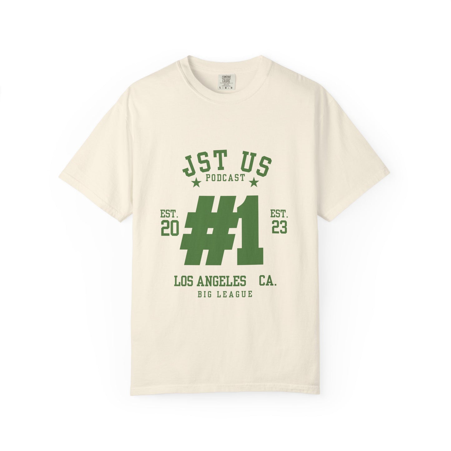 JST US Podcast #1 Unisex T-Shirt, Casual Tee for Fans, Gift for Podcasters, Comfortable Everyday Wear, LA Style Apparel