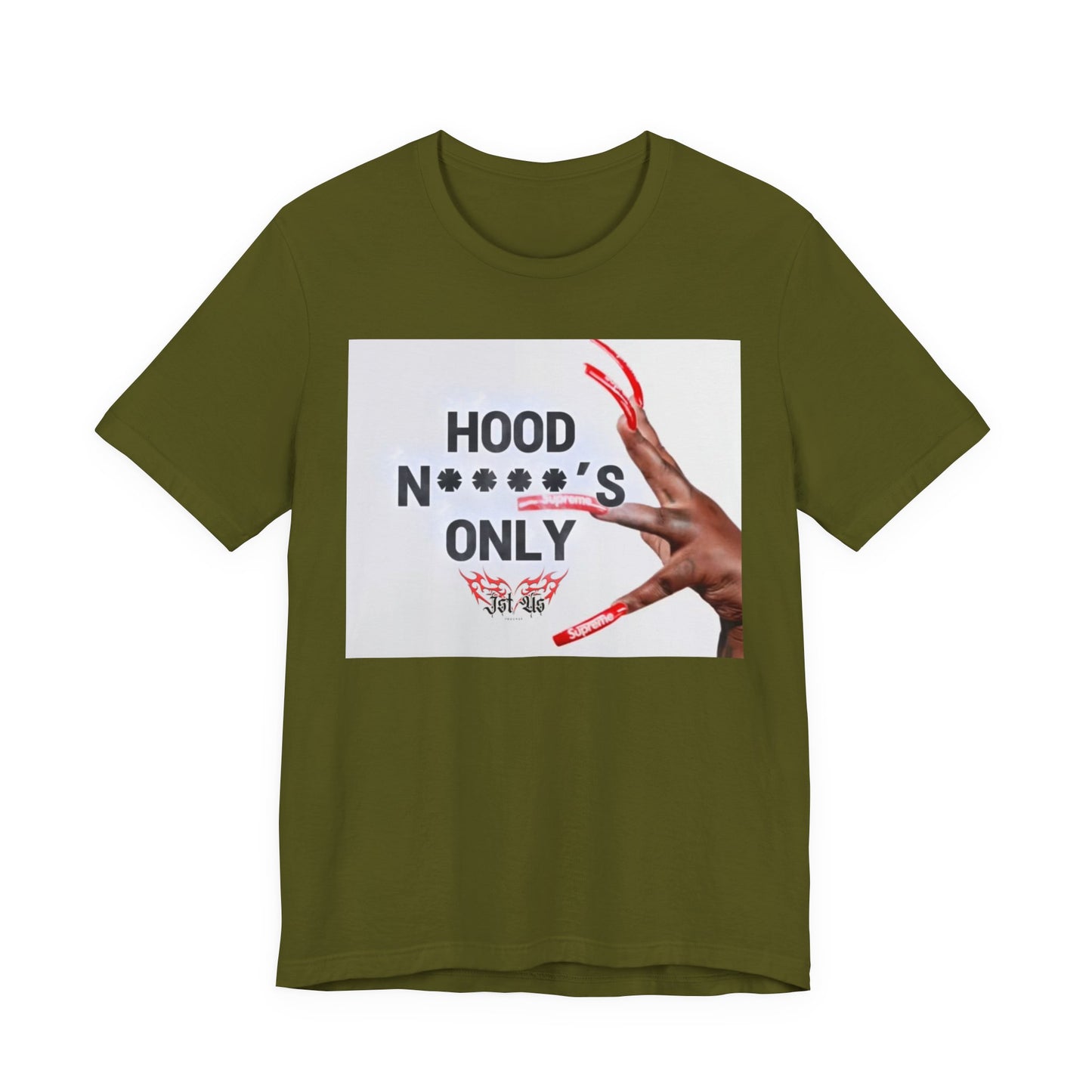 Hood N****s Only Tee, Unisex Graphic T-Shirt, Casual Wear, Streetwear, Gifts for Friends, Urban Style, Statement Apparel