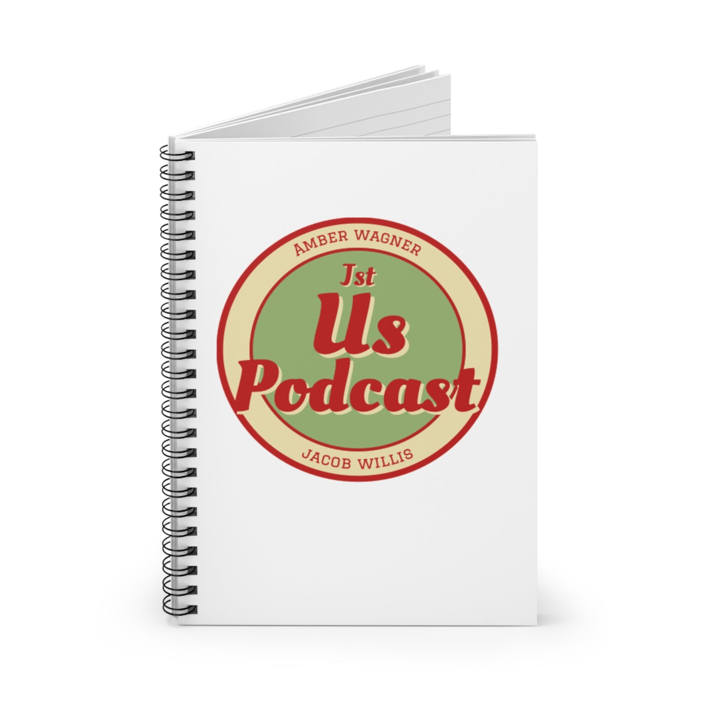 Podcast Spiral Notebook - Perfect for Fans of 'Just Us Podcast', Journaling, Note-taking, Gift