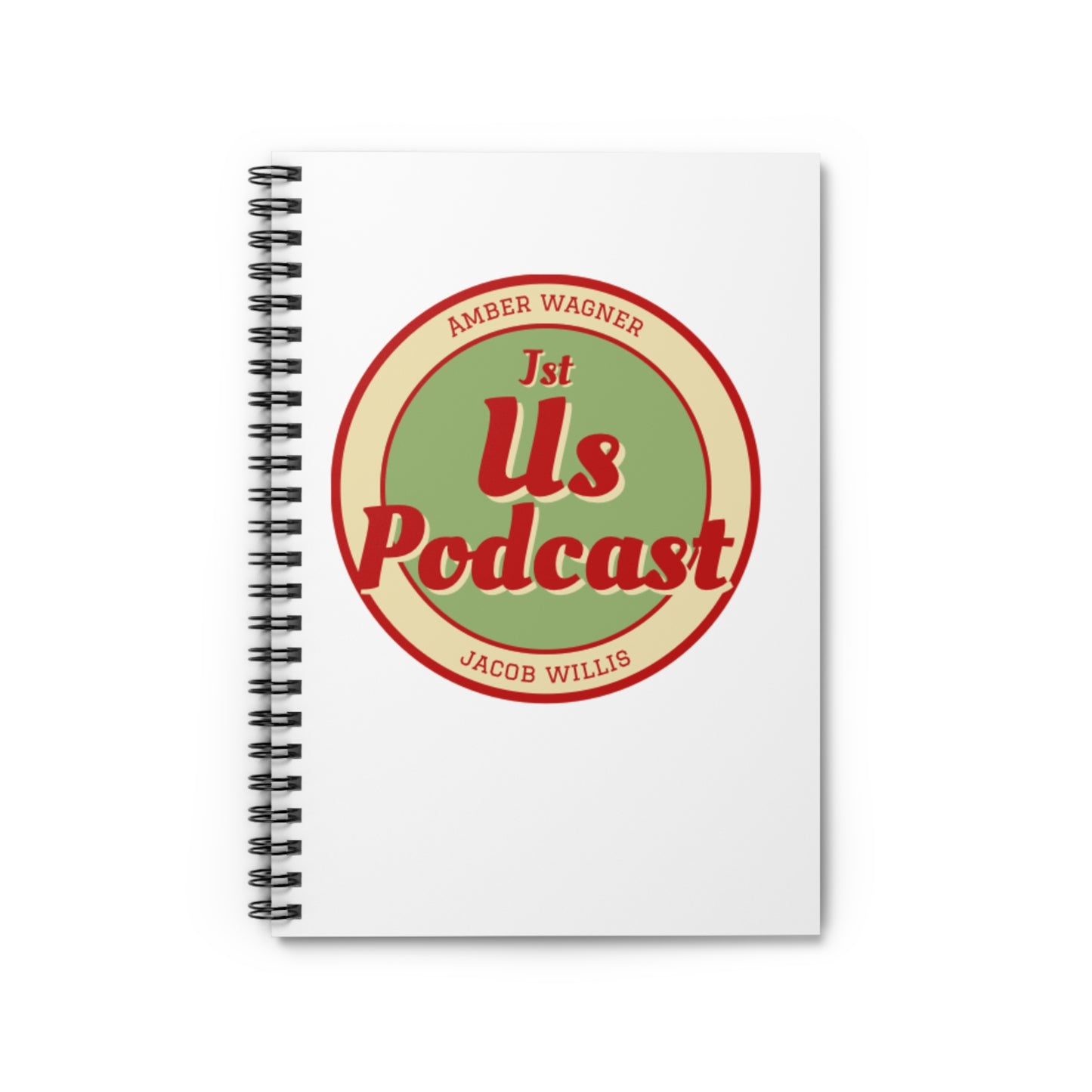 Podcast Spiral Notebook - Perfect for Fans of 'Just Us Podcast', Journaling, Note-taking, Gift