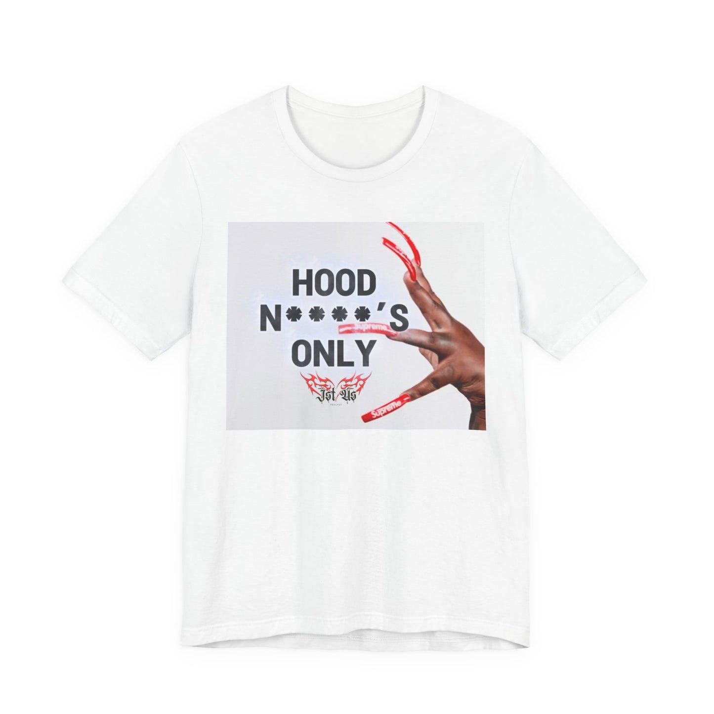 Hood N****s Only Tee, Unisex Graphic T-Shirt, Casual Wear, Streetwear, Gifts for Friends, Urban Style, Statement Apparel