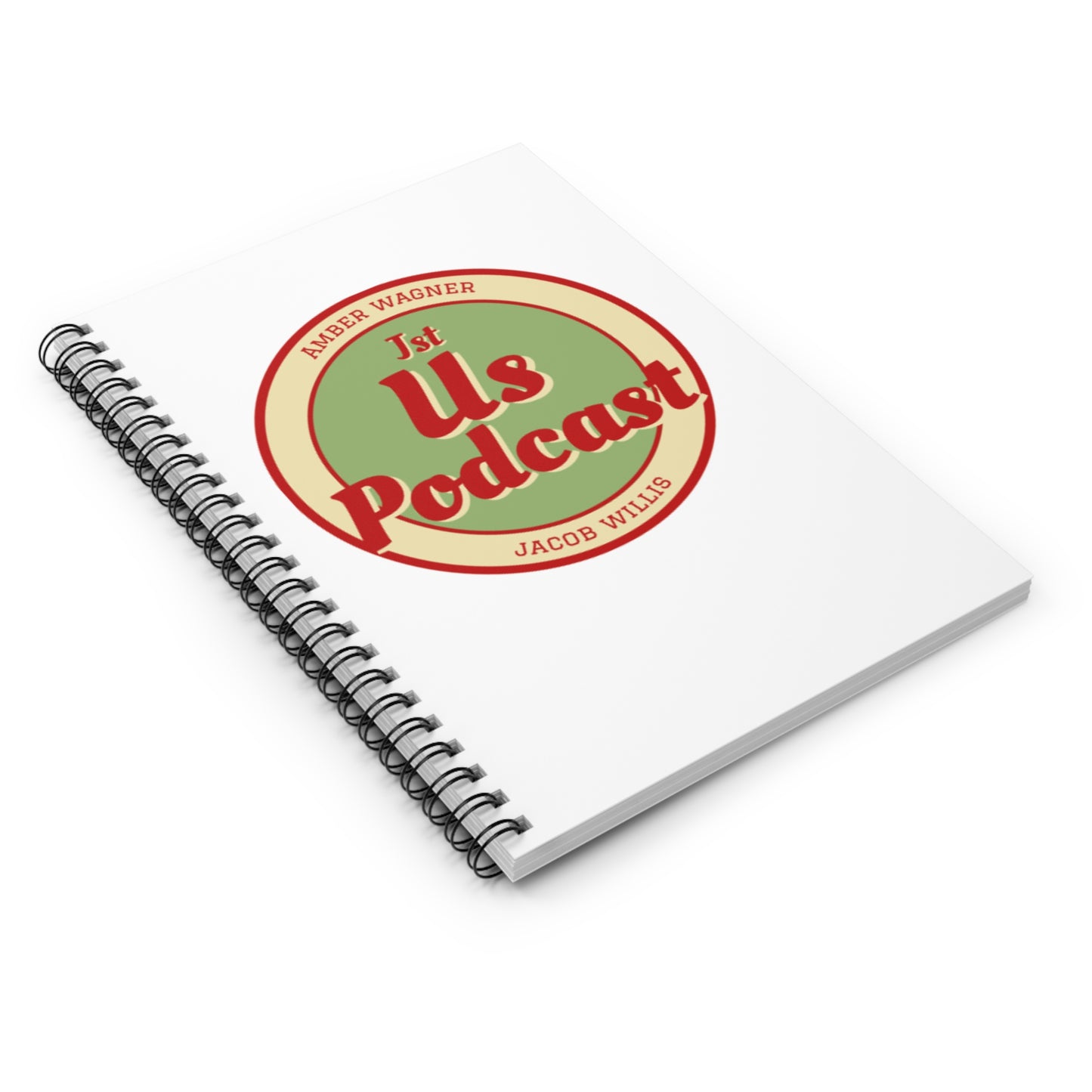Podcast Spiral Notebook - Perfect for Fans of 'Just Us Podcast', Journaling, Note-taking, Gift