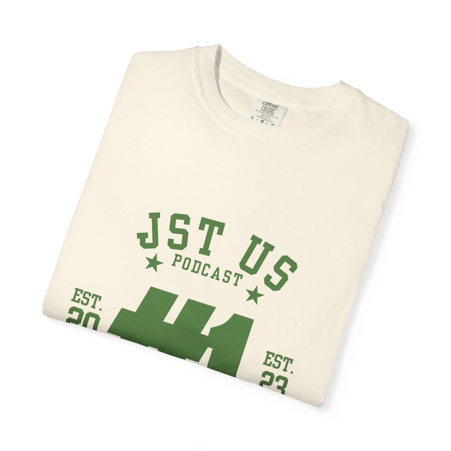 JST US Podcast #1 Unisex T-Shirt, Casual Tee for Fans, Gift for Podcasters, Comfortable Everyday Wear, LA Style Apparel