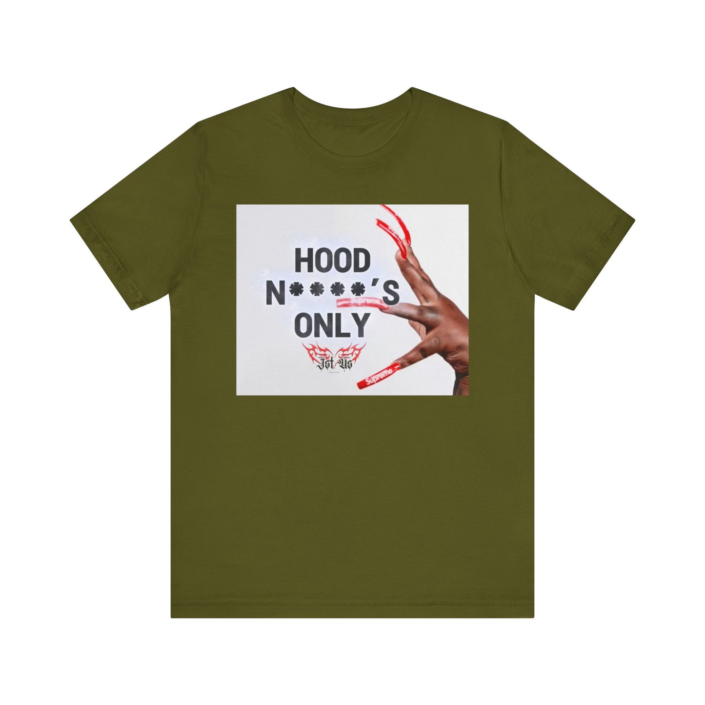 Hood N****s Only Tee, Unisex Graphic T-Shirt, Casual Wear, Streetwear, Gifts for Friends, Urban Style, Statement Apparel
