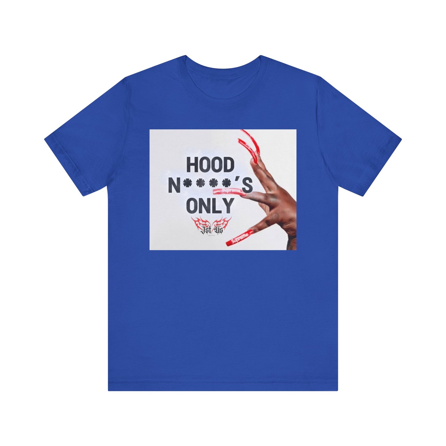 Hood N****s Only Tee, Unisex Graphic T-Shirt, Casual Wear, Streetwear, Gifts for Friends, Urban Style, Statement Apparel