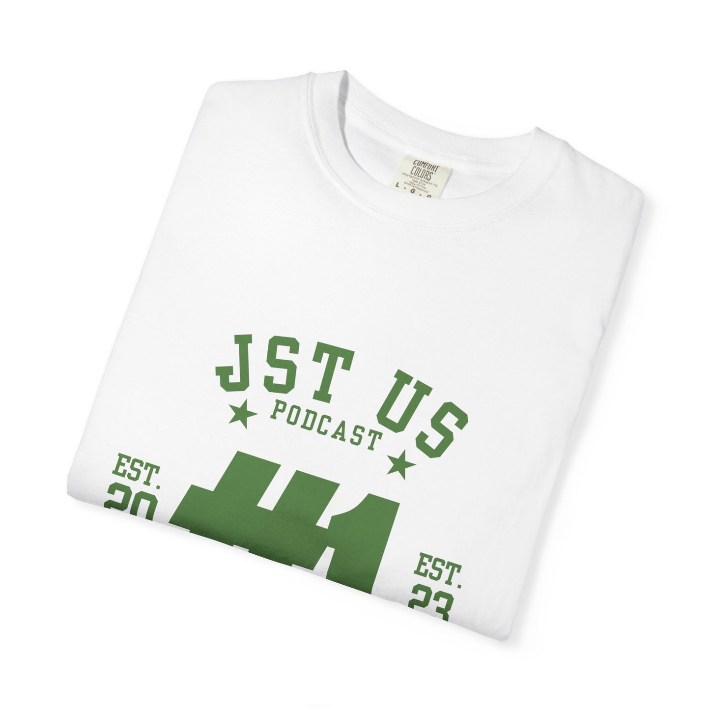 JST US Podcast #1 Unisex T-Shirt, Casual Tee for Fans, Gift for Podcasters, Comfortable Everyday Wear, LA Style Apparel